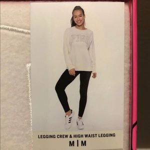 PINK LEGGING CREW & COTTON LEGGING GIFT SET